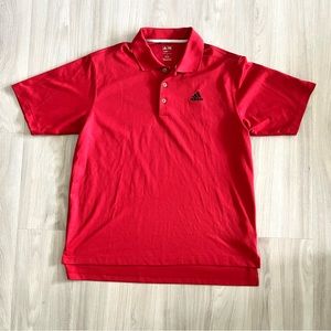 Adidas Golf CLIMALITE Red Polo